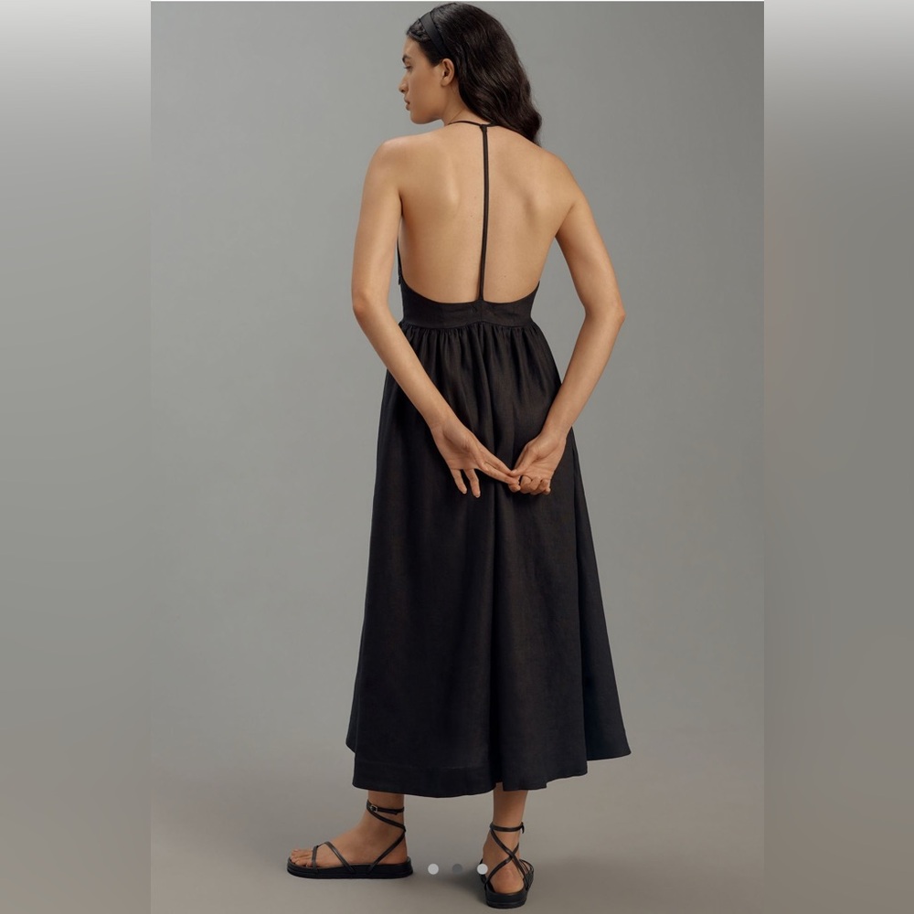 REFORMATION PERCY LINEN DRESS SZ 10 NWT - Picture 5 of 9